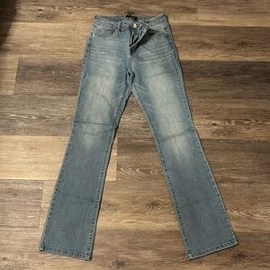 Flare straight leg jeans